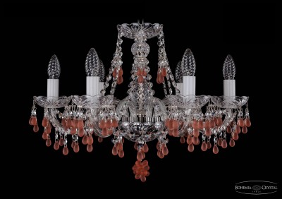 Люстра хрустальная Bohemia Ivele 1410/6/195/Ni/7010 Люстра хрустальная Bohemia Ivele 1410/6/195/Ni/7010