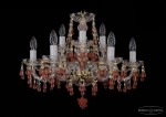 Люстра хрустальная Bohemia Ivele 1410/6+3/195/G/7010