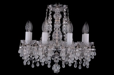 Люстра хрустальная Bohemia Ivele 1410/8/141/Ni/0300 Люстра хрустальная Bohemia Ivele 1410/8/141/Ni/0300