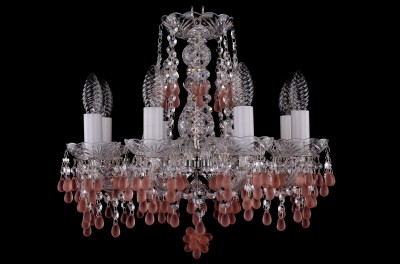 Люстра хрустальная Bohemia Ivele 1410/8/141/Ni/7010 Люстра хрустальная Bohemia Ivele 1410/8/141/Ni/7010