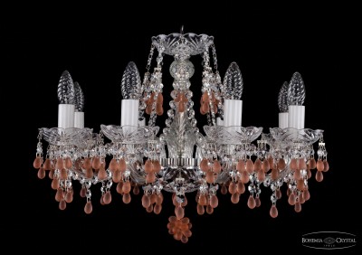 Люстра хрустальная Bohemia Ivele 1410/8/195/Ni/7010 Люстра хрустальная Bohemia Ivele 1410/8/195/Ni/7010