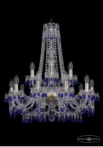 Люстра хрустальная Bohemia Ivele 1410/10+5/240/h-75/G/V3001
