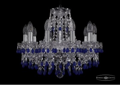 Люстра хрустальная Bohemia Ivele 1410/10/160/Ni/V3001