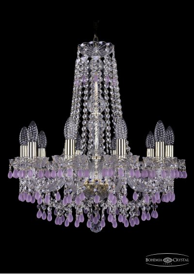 Люстра хрустальная Bohemia Ivele 1410/10/195/h-60/G/V7010