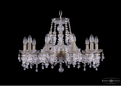 Люстра хрустальная Bohemia Ivele 1410/10/240/Pa/V0300 Люстра хрустальная Bohemia Ivele 1410/10/240/Pa/V0300
