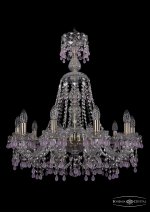 Люстра хрустальная Bohemia Ivele 1410/10/240/XL-74/Pa/V7010