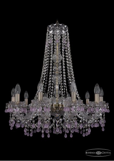 Люстра хрустальная Bohemia Ivele 1410/10/240/h-74/Pa/V7010