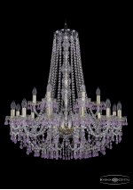 Люстра хрустальная Bohemia Ivele 1410/12+6/300/h-95/G/V7010