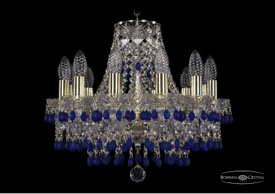 Люстра хрустальная Bohemia Ivele 1410/12/141/G/V3001