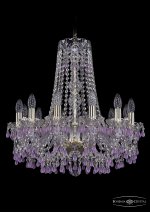 Люстра хрустальная Bohemia Ivele 1410/12/195/h-60/G/V7010