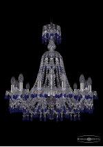 Люстра хрустальная Bohemia Ivele 1410/12/240/XL-74/Ni/V3001