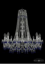 Люстра хрустальная Bohemia Ivele 1410/12/240/h-74/Ni/V3001