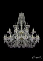 Люстра хрустальная Bohemia Ivele 1410/16+8+4/460/2d/G/V7010