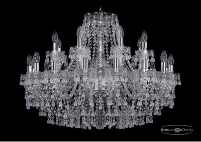 Люстра хрустальная Bohemia Ivele 1410/16+8/300/Ni/V0300 Люстра хрустальная Bohemia Ivele 1410/16+8/300/Ni/V0300