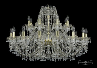 Люстра хрустальная Bohemia Ivele 1410/16+8/360/G/V0300 Люстра хрустальная Bohemia Ivele 1410/16+8/360/G/V0300
