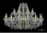Люстра хрустальная Bohemia Ivele 1410/16+8/360/G/V0300
