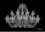 Люстра хрустальная Bohemia Ivele 1410/16+8/460/Ni/V0300