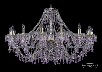 Люстра хрустальная Bohemia Ivele 1410/16/400/G/V7010 Люстра хрустальная Bohemia Ivele 1410/16/400/G/V7010