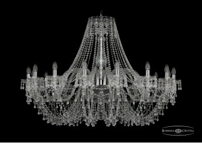 Люстра хрустальная Bohemia Ivele 1410/16/460/Ni/V0300 Люстра хрустальная Bohemia Ivele 1410/16/460/Ni/V0300