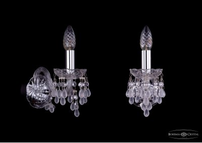 Светильник настенный бра Bohemia Ivele 1410B/1/141/Ni/V0300 Светильник настенный бра Bohemia Ivele 1410B/1/141/Ni/V0300