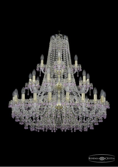 Люстра хрустальная Bohemia Ivele 1410/20+10+5/360/3d/G/V7010