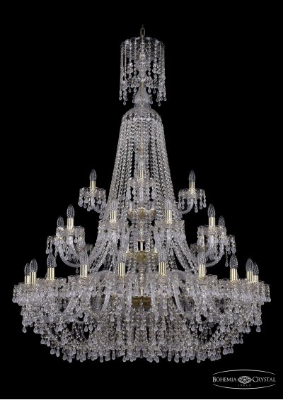 Люстра хрустальная Bohemia Ivele 1410/20+10+5/400/XL-158/3d/G/V0300
