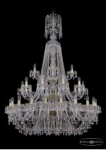 Люстра хрустальная Bohemia Ivele 1410/20+10+5/400/XL-158/3d/G/V0300