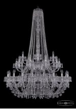Люстра хрустальная Bohemia Ivele 1410/20+10+5/400/h-160/2d/Ni/V0300