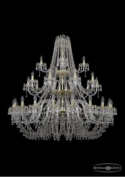 Люстра хрустальная Bohemia Ivele 1410/20+10+5/460/3d/G/V0300