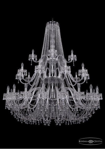 Люстра хрустальная Bohemia Ivele 1410/20+10+5/530/3d/Ni/V0300