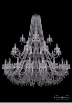 Люстра хрустальная Bohemia Ivele 1410/20+10+5/530/3d/Ni/V0300