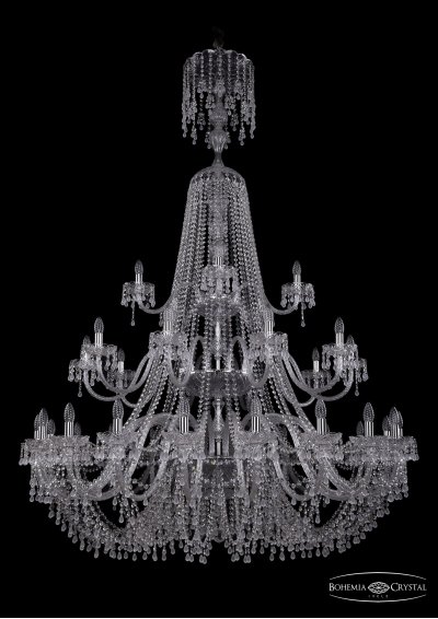Люстра хрустальная Bohemia Ivele 1410/20+10+5/530/XL-200/3d/Ni/V0300