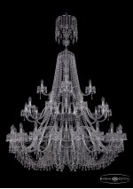 Люстра хрустальная Bohemia Ivele 1410/20+10+5/530/XL-200/3d/Ni/V0300