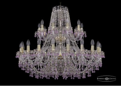 Люстра хрустальная Bohemia Ivele 1410/20+10/360/2d/G/V7010