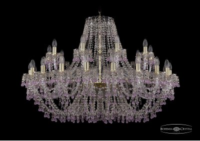Люстра хрустальная Bohemia Ivele 1410/20+10/400/G/V7010 Люстра хрустальная Bohemia Ivele 1410/20+10/400/G/V7010