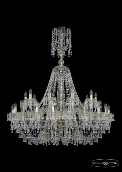 Люстра хрустальная Bohemia Ivele 1410/20+10/400/XL-130/G/V0300 Люстра хрустальная Bohemia Ivele 1410/20+10/400/XL-130/G/V0300