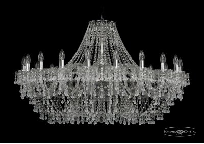 Люстра хрустальная Bohemia Ivele 1410/20/400/Ni/V0300 Люстра хрустальная Bohemia Ivele 1410/20/400/Ni/V0300