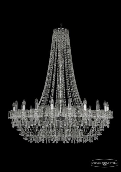 Люстра хрустальная Bohemia Ivele 1410/20/400/h-130/Ni/V0300 Люстра хрустальная Bohemia Ivele 1410/20/400/h-130/Ni/V0300