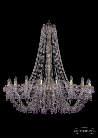 Люстра хрустальная Bohemia Ivele 1410/20/460/h-133/G/V7010