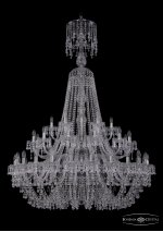 Люстра хрустальная Bohemia Ivele 1410/24+12+6/460/XL-175/2d/Ni/V0300