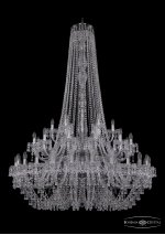 Люстра хрустальная Bohemia Ivele 1410/24+12+6/460/h-175/2d/Ni/V0300