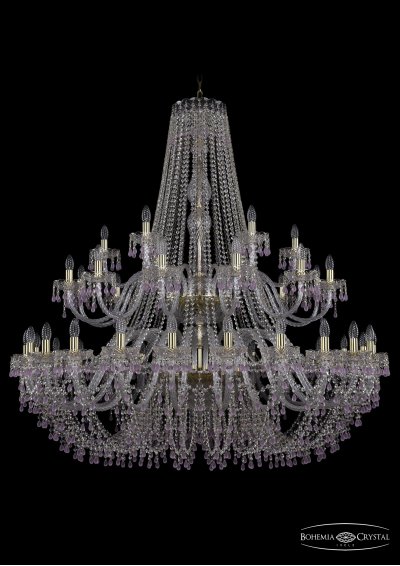 Люстра хрустальная Bohemia Ivele 1410/24+12+6/530/2d/G/V7010