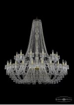 Люстра хрустальная Bohemia Ivele 1410/24+12/530/h-156/G/V0300
