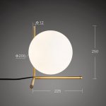 Настольная лампа STEM TAB D22,5 ImperiumLoft 141031-26