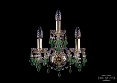 Светильник настенный бра Bohemia Ivele 1410B/3/141/G/V5001