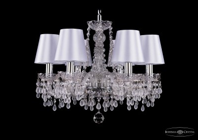 Люстра хрустальная Bohemia Ivele 1410/6/160/Ni/V0300/SH21 Люстра хрустальная Bohemia Ivele 1410/6/160/Ni/V0300/SH21