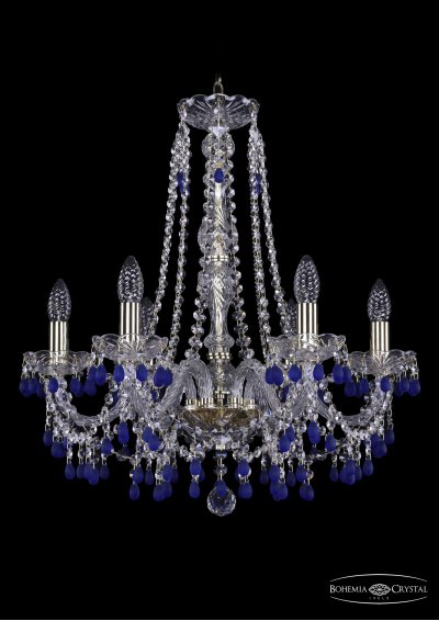 Люстра хрустальная Bohemia Ivele 1410/6/195/h-60/G/V3001