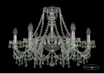 Люстра хрустальная Bohemia Ivele 1410/6/240/Ni/V5001