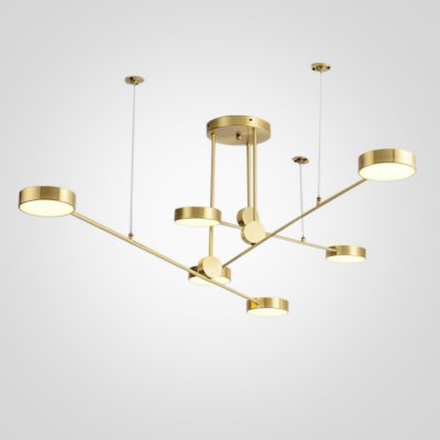 Подвесная люстра TECHNUM LED GOLD ImperiumLoft 141063-26