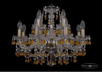 Люстра хрустальная Bohemia Ivele 1410/8+4/195/Pa/V1003